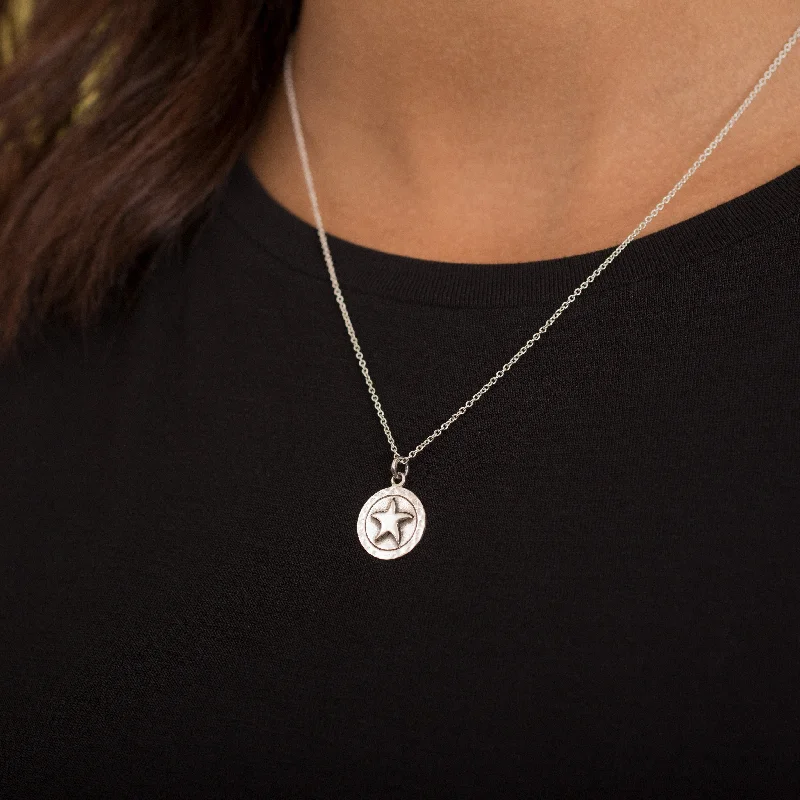 Dainty gem necklaces-Life at Sea Sterling Necklace