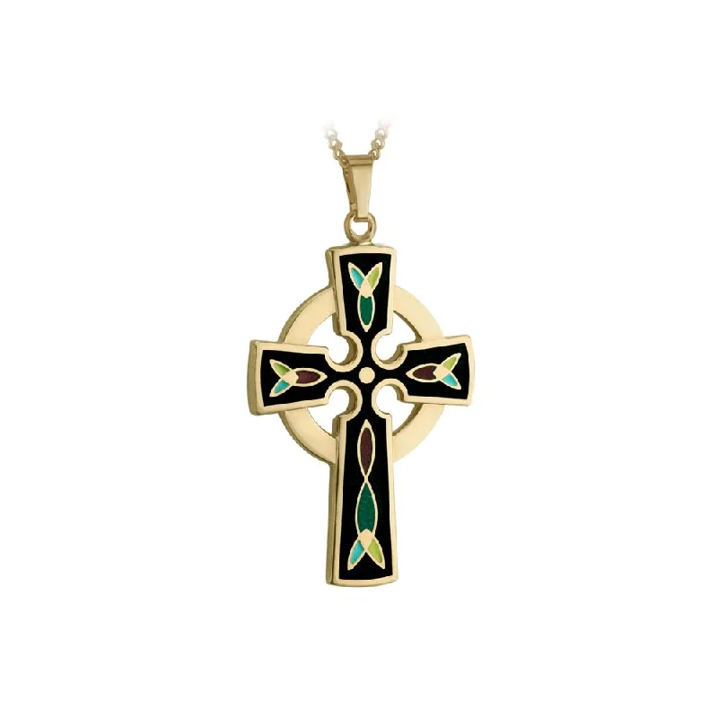 Sleek bar necklaces-Authentic Celtic Cross Necklace: A Glimpse of Irish Heritage