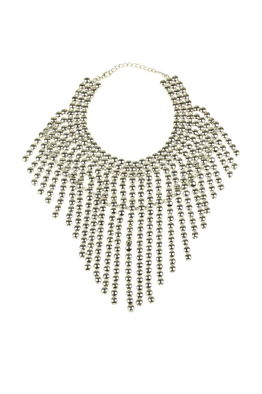 Earthy woven necklaces-Selah Necklace - Silver