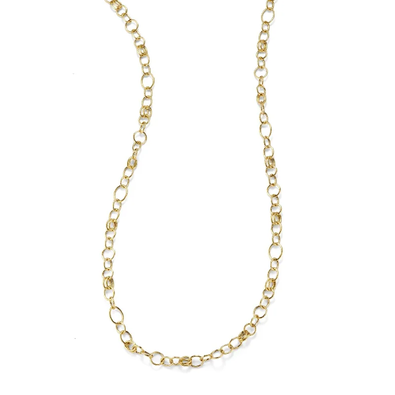 Drifting gem necklaces-18K Gold Long Classico Chain Necklace