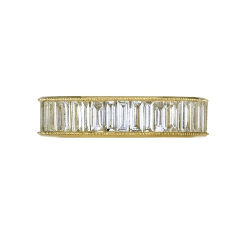 Reed style rings-18K Yellow Gold 2.69ct Baguette Eternity Ring