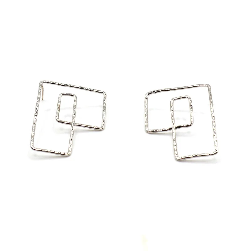 Mirror gloss earrings-Geo Karoo Earrings