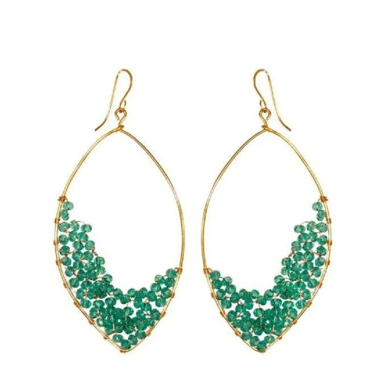 Apatite earrings-Dawn Drops