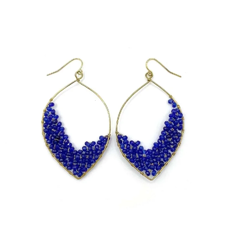 Classic clip earrings-Midnight Drops