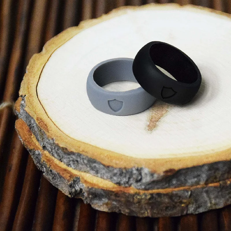 Coil band rings-CTR Shield Silicone Ring