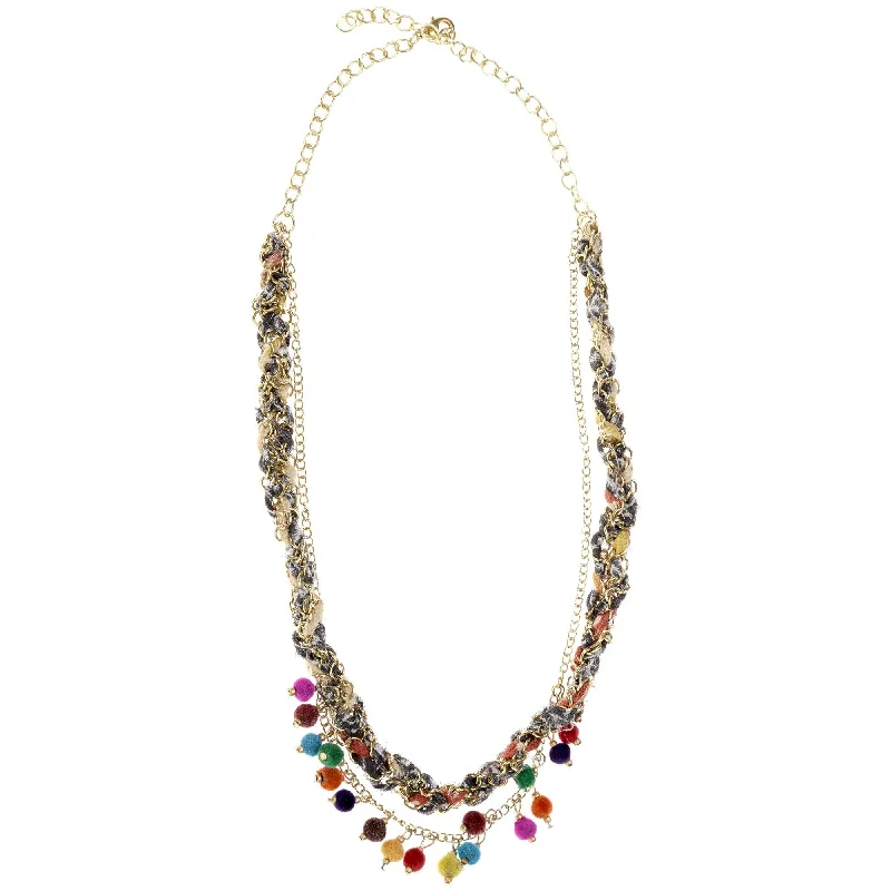 Baroque style necklaces-Kantha Carnival Necklace