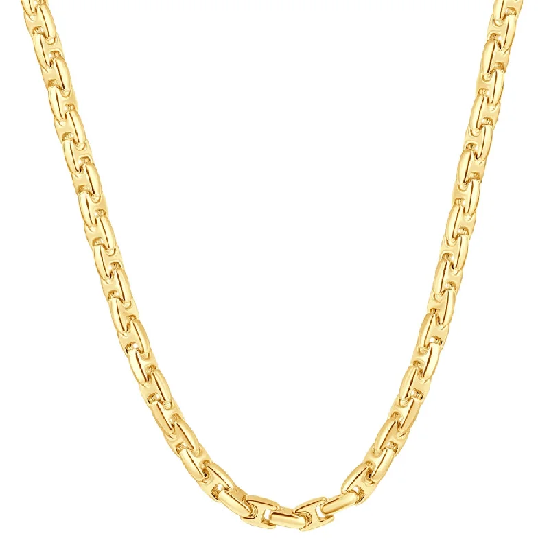 Thai style necklaces-14k Yellow Gold Women's 24" Chain Necklace 42 Grams 7mm Thick