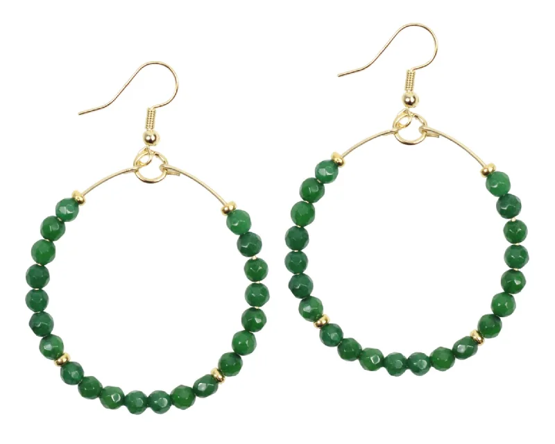 Six-tier earrings-The Chloe Earring - Green