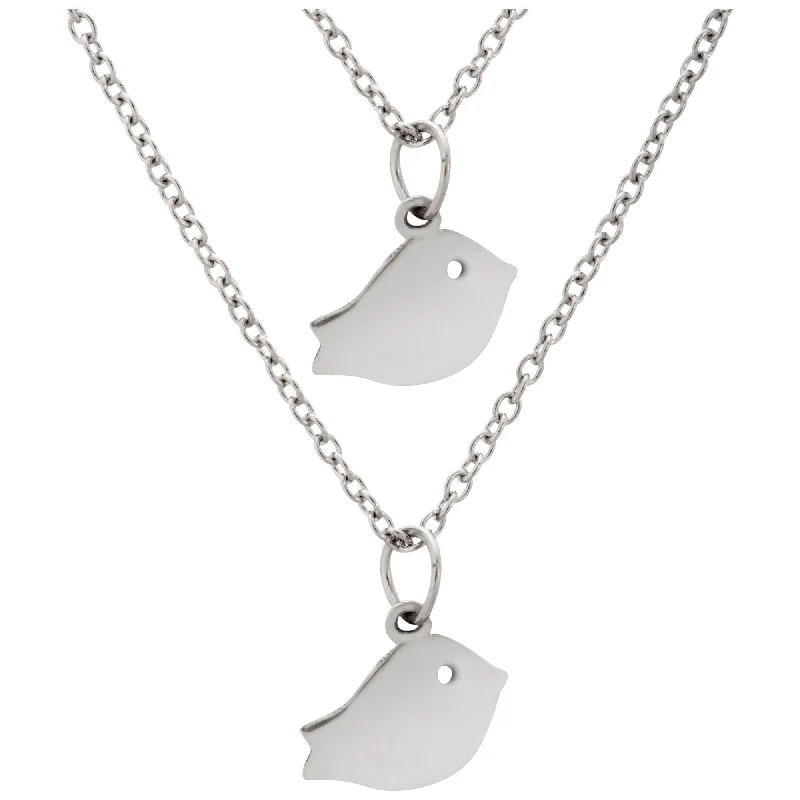 Lunar sign necklaces-Sisters Matching Necklaces