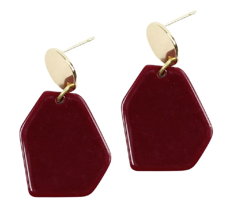 Flat relic earrings-The Harper Earring