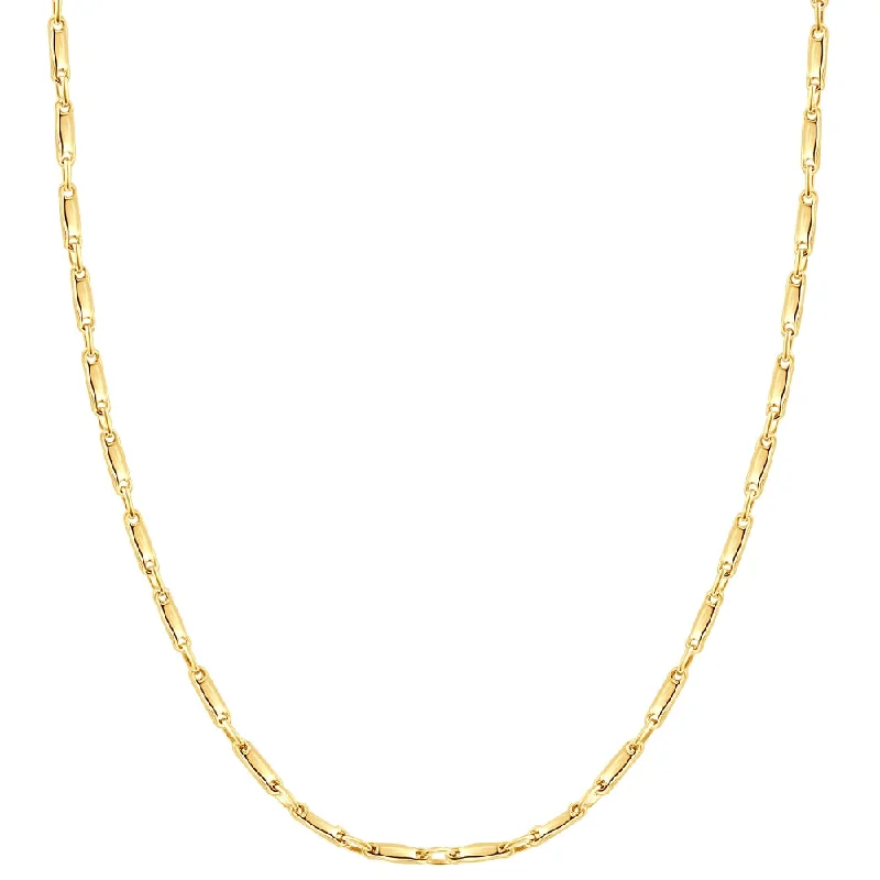 Twine weave necklaces-14k Yellow Gold Women's 24" Chain Necklace 10 Grams 2.5mm Thick