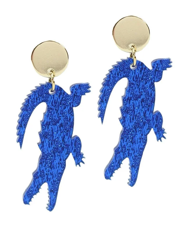 Apatite earrings-Chomp Chomp Earring - Blue