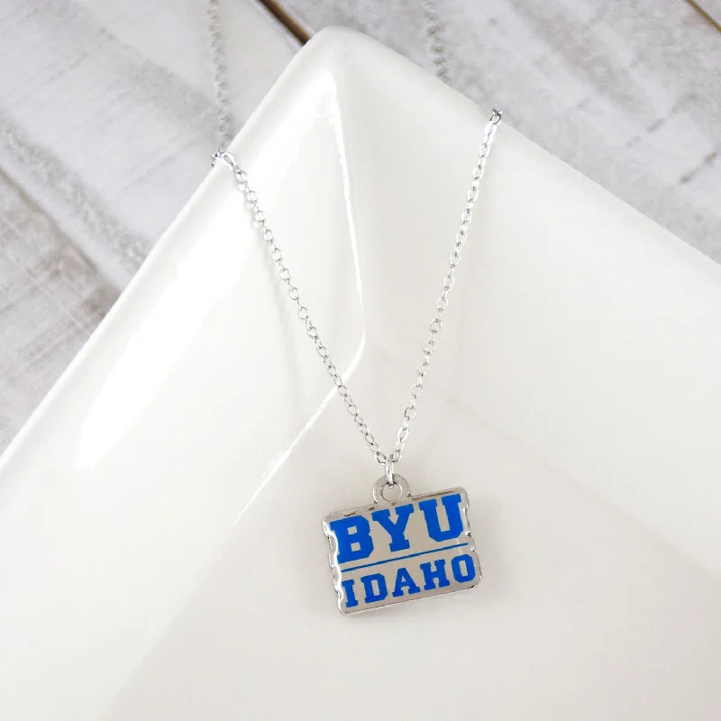 Thai style necklaces-BYU Idaho Fan Necklace