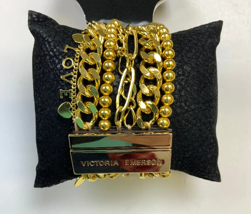 Unity charm bangles-Bracelet Chain By Victoria Emerson