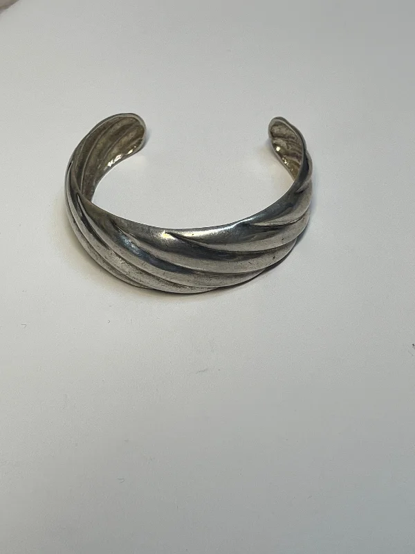 Dark grain bangles-Bracelet Sterling Silver By Cmb