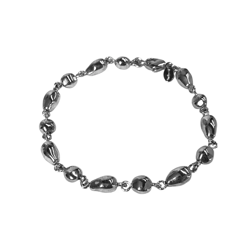 Slide clasp bracelets-Bracelet Other In Silver