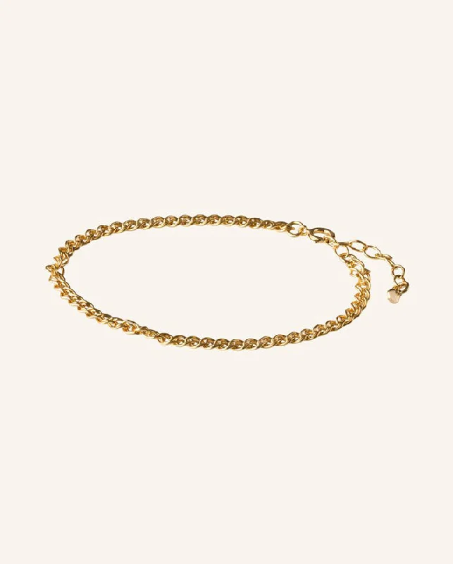 Coil charm bangles-Ellie Bracelet GOLD