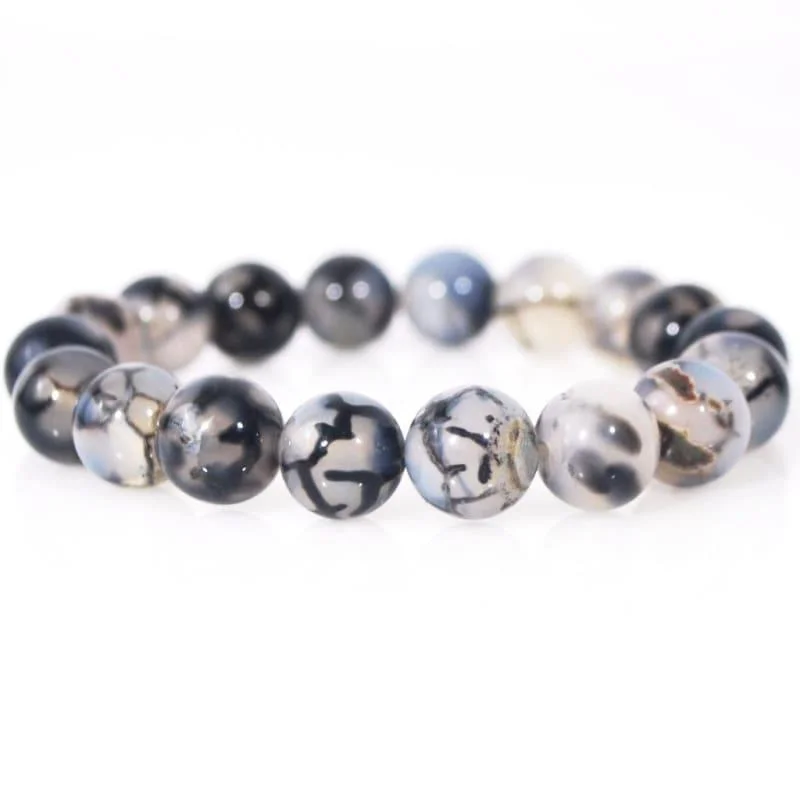 Matte enamel bracelets-Dragon Eye Gemstone Men's and Women's Bracelets