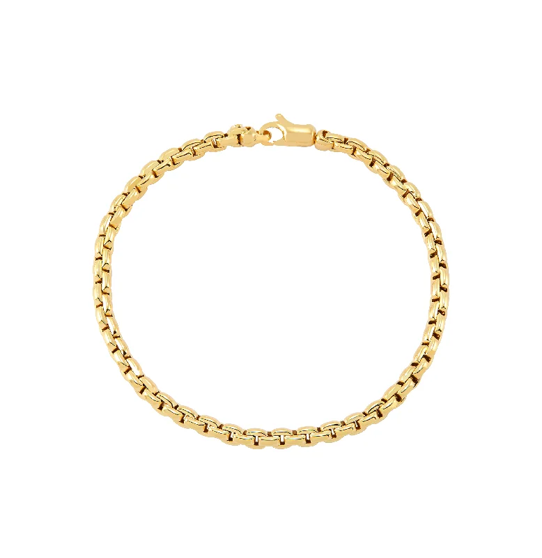 Soft flex bracelets-Sabel Collection Yellow Gold Bracelet, 5mm