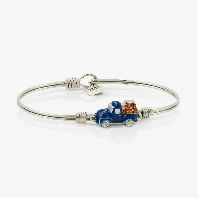 Slip knot bangles-Denim Daze Vintage Truck Bangle Bracelet