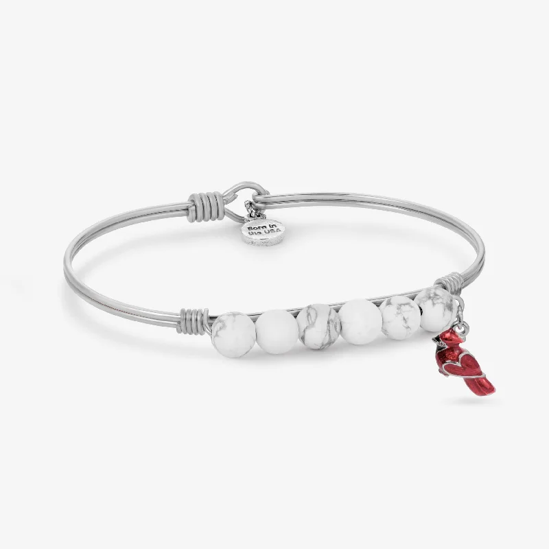 Stamped metal bangles-Messenger From Heaven Bangle Bracelet