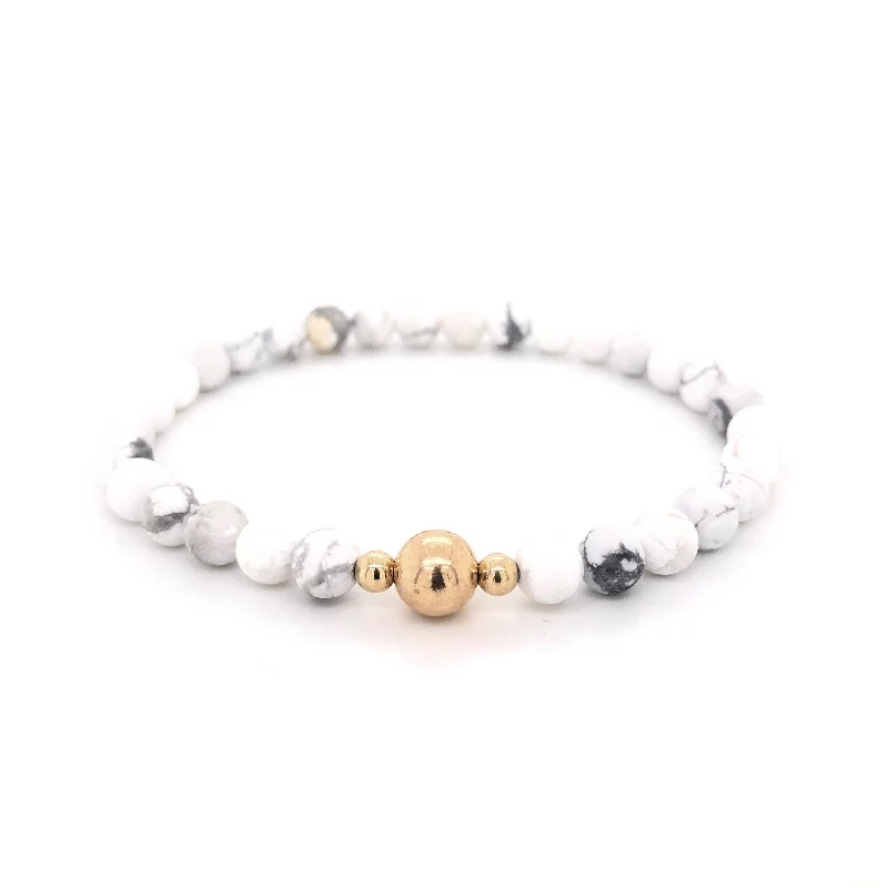 Sparkling diamond bracelets-The Adam Bracelet • Howlite