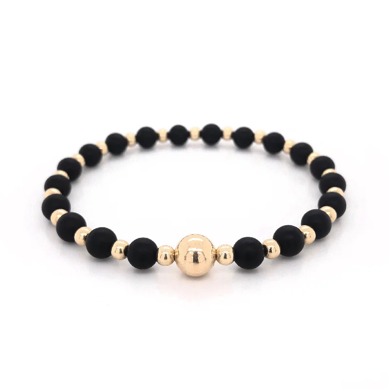 Petite wing bangles-Tommy Bracelet • Black Onyx