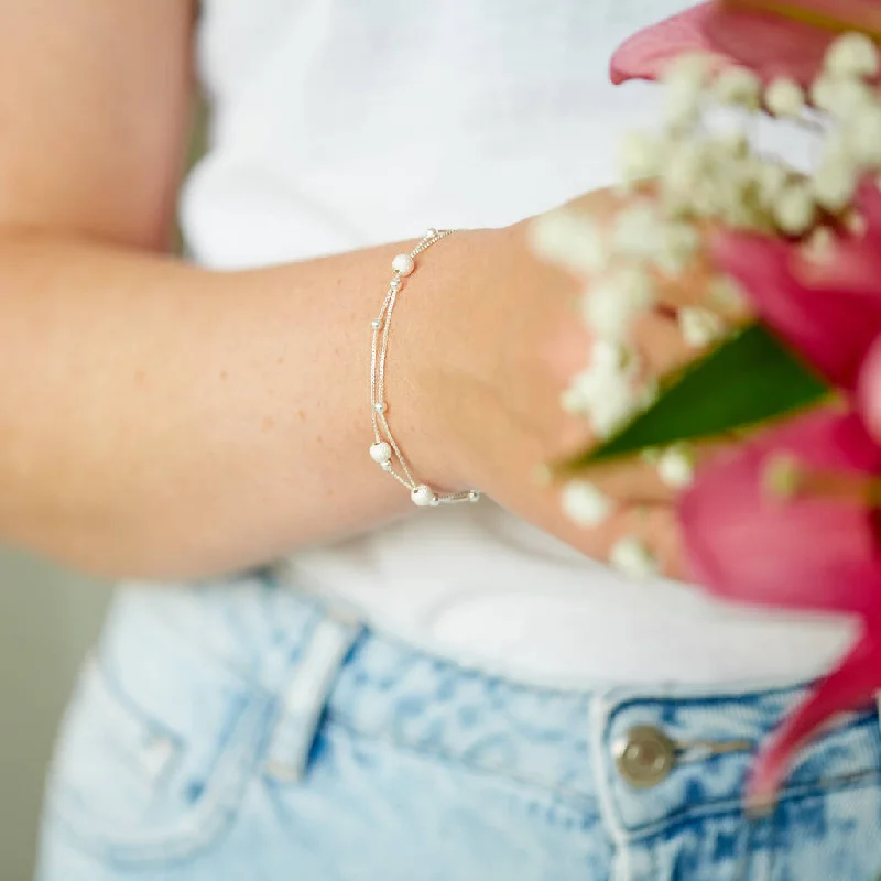 Kelp theme bracelets-Sterling Silver Ball Bracelet