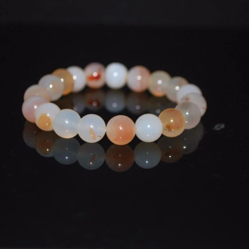 Hawk motif bangles-Genuine Natural Agate Gemstone Men's / Women Bracelets