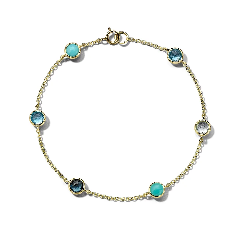 Opulent stone bracelets-IPPOLITA Lollipop 6 Stone Station Bracelet In Waterfall