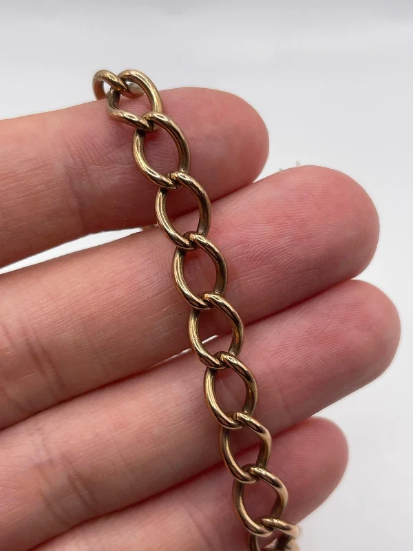 Woven strand bracelets-9ct rose gold bracelet