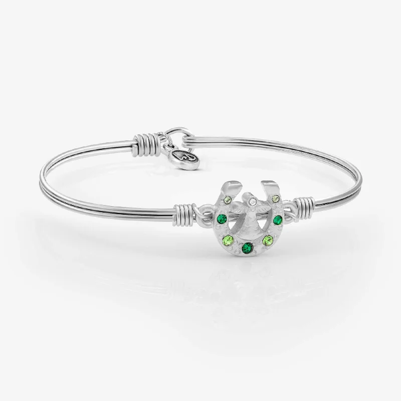 Pentagon shape bracelets-Luck & Protection Bangle Bracelet