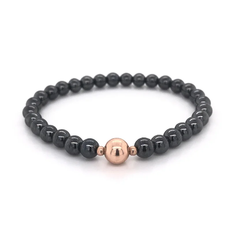 Timeless cameo bracelets-The Adam Bracelet • Hematite