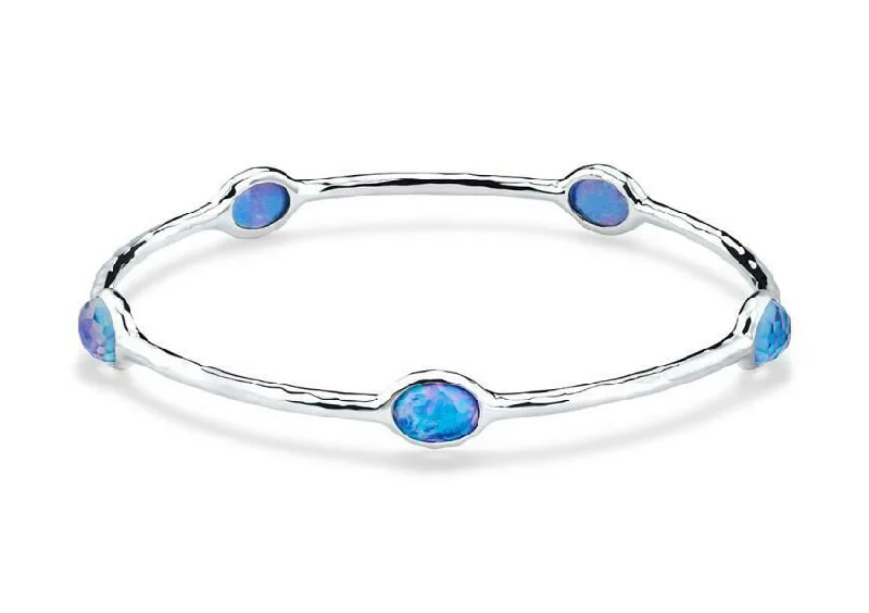 Unity charm bangles-IPPOLITA Rock Candy 5-Stone Bangle Bracelet with Multi Stone