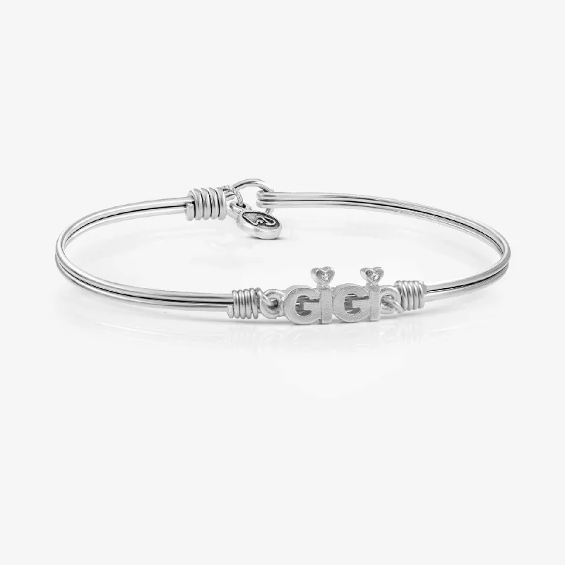 Circle design bangles-Gigi Bangle Bracelet