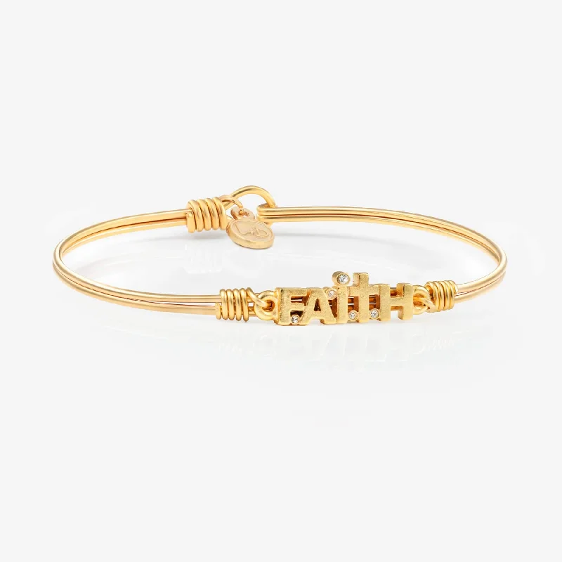 Timeless flair bracelets-Faith Bangle Bracelet