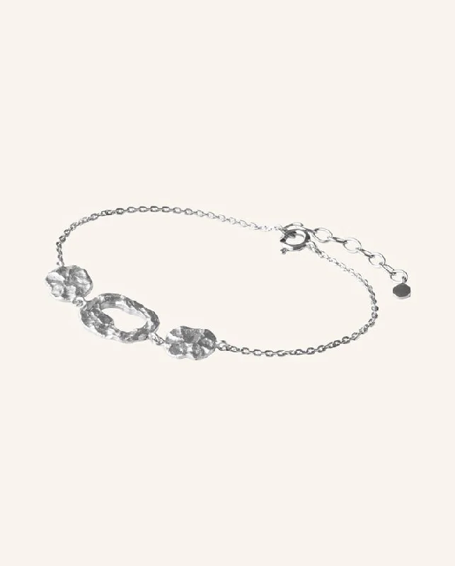 Thin rose bangles-Cloud Bracelet SILVER